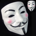 【Top Picks】 Anonymou Hacker V for Vendetta Mater Face Mak Fancy Dre Halloween Prop. 