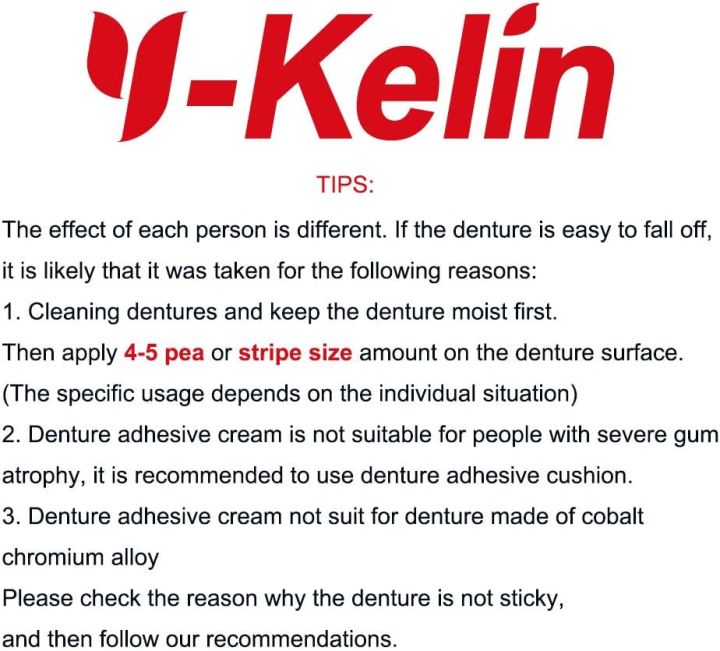 Y-Kelin%20Denture%20Adhesive%20Cream%201/3/12%20Pack%20Original%20Formula%20Zinc%20Free%20Extra%20Strong%20Hold%20For%20Upper%20Lower%20or%20Partials%20All%20Day%20-%20Image%205