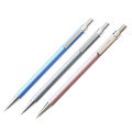 Deli Mechanical Pencil 0.7mm HB Metal Automatic Pencils for Student Art Sketch Writing 2B Pencil Lead Refills With Erasers.