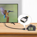 8K@60Hz MINI HDMI/MICRO HDMI 90 Degree Elbow Up/down/Left/right To HDMI 2.1 Female Audio video Cable Converter For Laptop PC. 