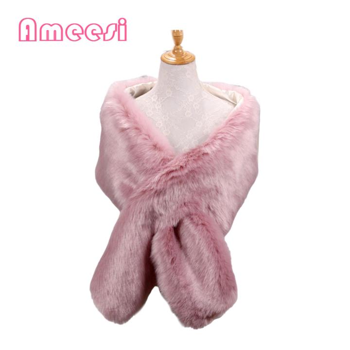 Faux%20Fur%20Scarf%20Stylish%20Imitation%20Fur%20Shawl%20for%20Women%20Luxurious%20Warm%20Wrap%20Scarf%20for%20Evening%20Dress%20Buyers'%20Favorite%20Luxurious%20Fur%20Wrap%20-%20Image%202
