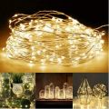 Home Decoration party String fairy lights Battery Operated Light for decoration 50 pcs bulb 15-20 feet Long- Room Decoration Light-44787. 