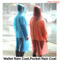 Waterproof Unisex Raincoat with Emergency Pocket, Eco-Friendly Material, Available in Multiple Sizes.