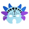 11pcs/set Dinosaur Party Masks Elastic Felt Child Maques Foam Dragon Face Mask for Kids Themed Masquerade Halloween Party Gift. 