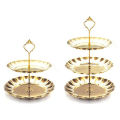 Nax Cake Stand And Fruit Plate Cupcake Metal Stand For Cakes Desserts Fruits Candy Buffet Stand For Wedding & Home & Birthday Party Serving Platter. 