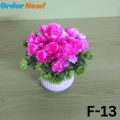 Artificial Tree with Multi-Color Flowers, Leaves, and Waterproof Premium Plastic and Fabric Design. 