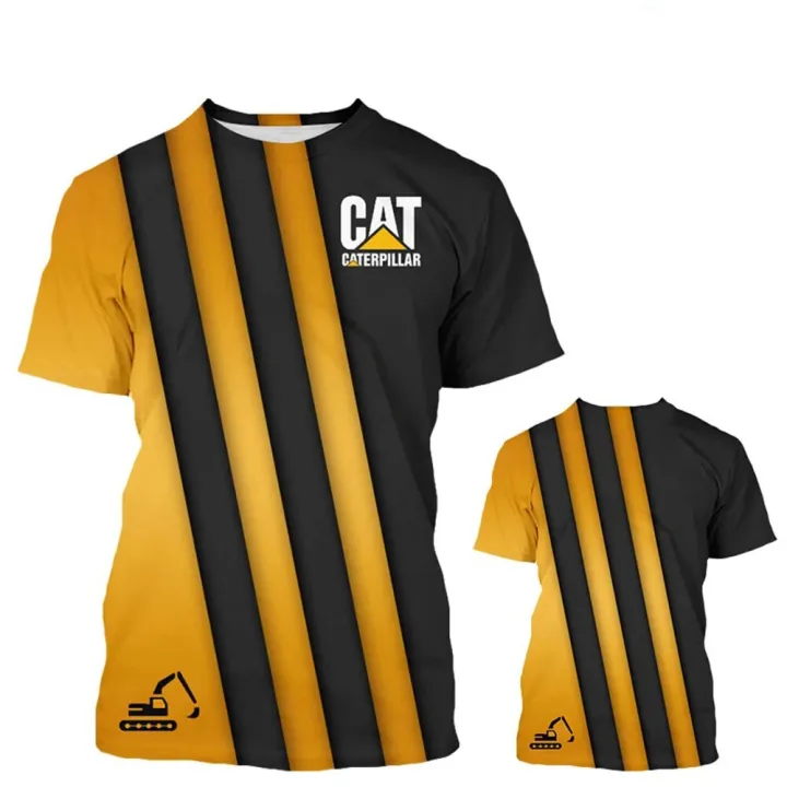 2023%20Cool%20Summer%20CAT%20Excavator%20T-Shirts%20for%20Men%20and%20Women:%20Streetwear%20with%203D%20Printed%20Caterpillar%20Design%20-%20Image%205