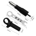 Electric riveting machine accessories drill bit joint tools. 
