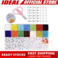 5000pcs Glass Seed Beads for Jewelry Making Kit,Letter Beads Tiny Beads Set for Bracelets Making DIY.