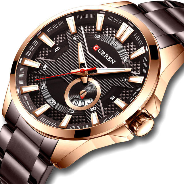 CURREN%208372%20Business%20Quartz%20Watch%20for%20Men%20Luxury%20Watch%20Men%20-%20Coffee%20,%20Rose%20Gold%20-%20Image%203