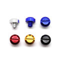 2 Pack Motorcycle CNC Aluminum M10 Mirror Hole Plug Screw Mirror Bracket BAWEI.