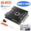Zk-Ht21 160w*2220w Digital Power Amplifier Board Dc15-36v Tda7498e Stereo Power Amplifier Module Bass Aux/usb Amplifier Bt5.0. 
