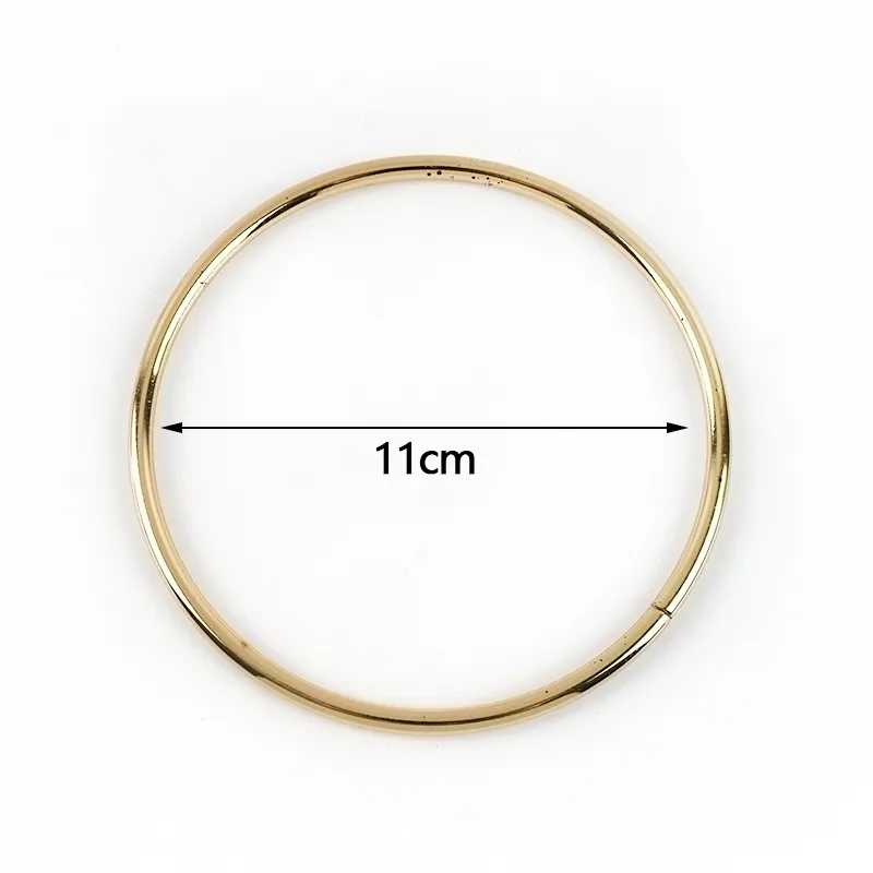 6 Pack Round Wood Handbag Handles - DIY Purse Making Replacement Handles