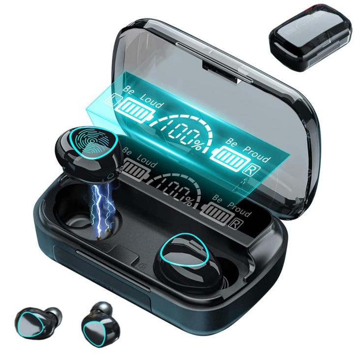 New M10 TWS Earphone 9D Stereo LED Digital Display Touch CVC8.0 Digital Noise Reduction Technology - TWS Earphone