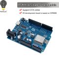 ESP-12E WeMos D1 UNO R3 CH340 CH340G WiFi Development Board Based ESP8266 Shield Smart Electronic PCB For Arduino Compatible IDE. 