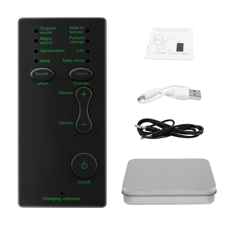 LKPCIGCXM Voice Changer 7 Different Sound Changes Device for Computer Laptop Mobile Phone