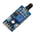 SINGLE LED FLAME Sensor For Fire Detection Module IR Infrared 4 Wire Cables  Flame Detection Sensor Circuit IR Flame Sensor Detector Smart Sense For Arduino Electronics Circuitry & Parts. 
