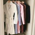 Coral Velvet Pajamas Women's Nightgown Autumn and Winter Long Thickened Flannel Bathrobe Outerwear Nightgown High-Profile Figure.