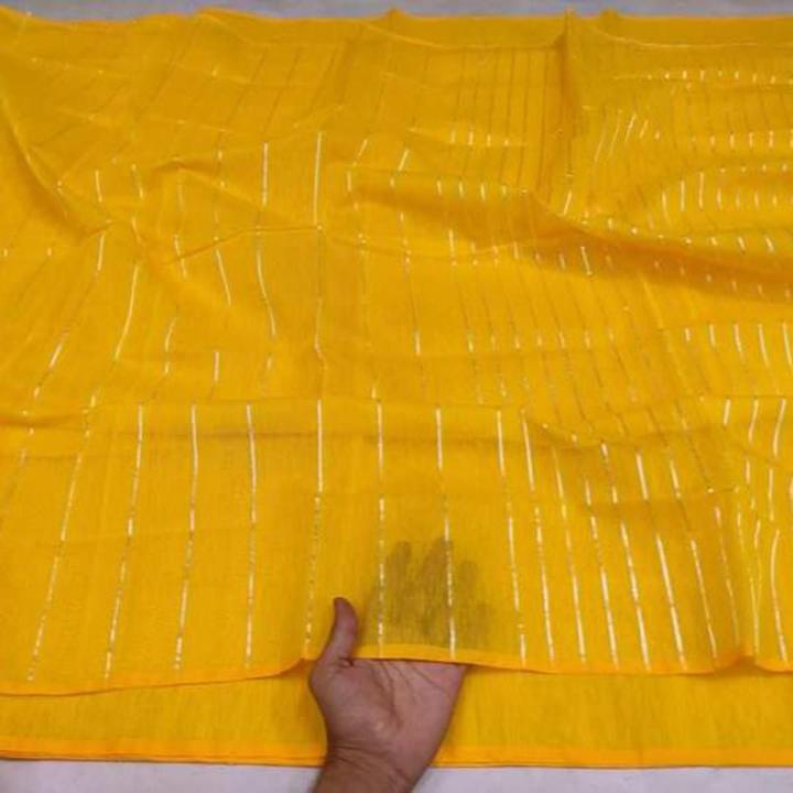Exclusive Half Silk Chumki Saree For Women -Japani Silk Saree