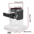 3700 Transparent Shell For TUPIA MAKITA Dust Cover Plunge Router Base Wooden Milling Stand Milling Machine Base Electric Trimmer Machine Base Trimming Base Wooden Router Base. 