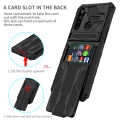 Pluscase for realme 6i/5i/5/5 s case card slot lens holder protect sleeve pin shockproof back cover.