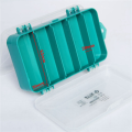 QUANBU 4X 13 Grids Tool Box Double-Side ToolBox Organizer Storage Box Multifunction Tool Case for Small Components.
