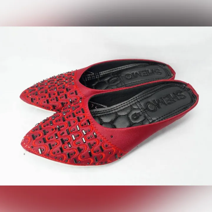 Stylish%20Women%20Shoe's%20Ladies%20Karcupi%20Half%20Flat%20Shoes,%20Stone%20&%20Outstanding%20Color%20Half%20Shoes%20-%20Image%202