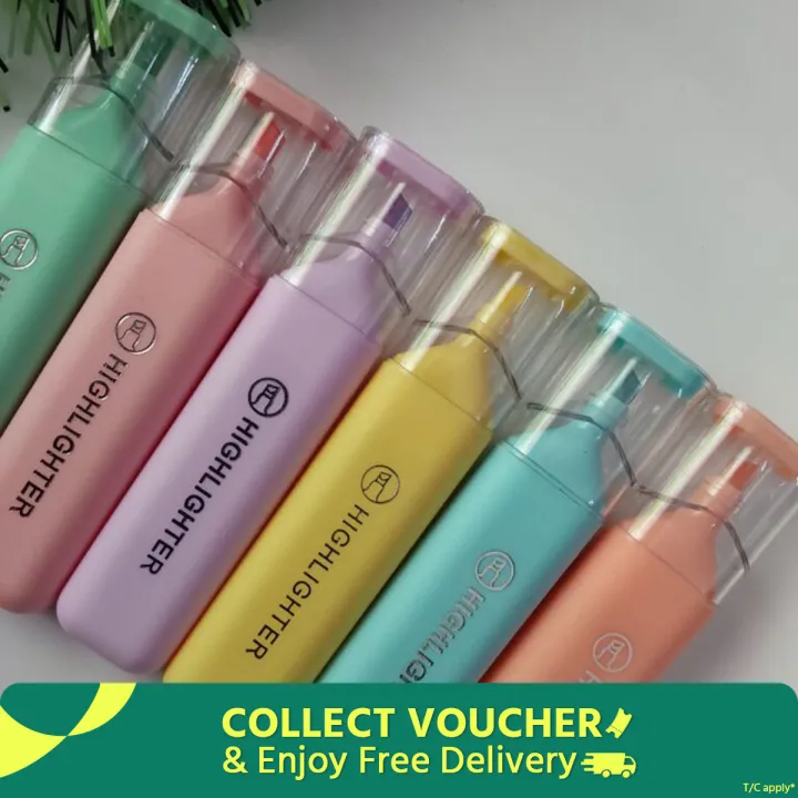 Live Colour Highlighter 6 colour 6 pes set