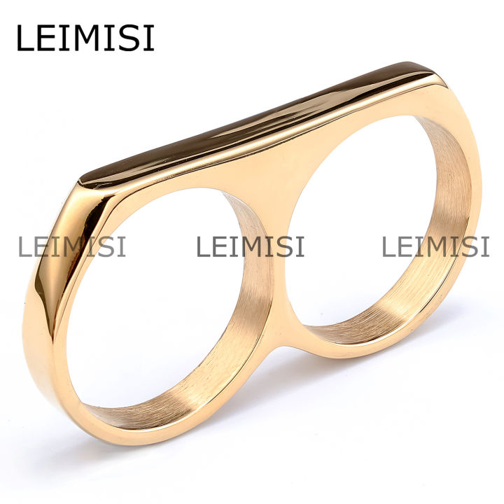 Minimalist%20Jewelry%20Double%20Finger%20Rings%20Stainless%20Steel%20Polished%20Surface%20Two%20Finger%20Rings%20for%20Men%20-%20Image%204