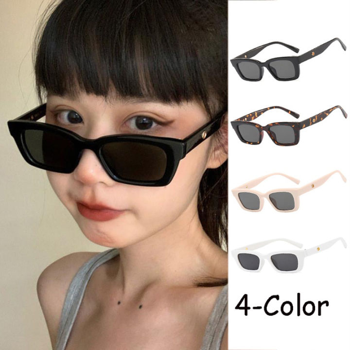 Outdoor Women Rectangle Vintage Sunglasses  Retro Points Sun Glasses Female Lady Eyeglass Cat Eye Driver Sunlight Mall