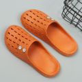 Home Slippers Women's Summer Indoor Non-Slip Silent Home Thick-Soled Couple Bathroom Bath Men's Soft-Soled Sandals.
