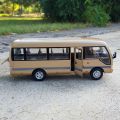 1:32 Toyota Coaster Bus Alloy Car Diecast Model Car Toy ulation Metal Business Bus Vehicle Toys For Kids Gifts. 