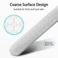 Double Sided Nail File with Leather Case, Professional Stainless Steel Manicure Filer Fingernail File for Men and Woman Great for Home Salon or Travel Use. 