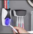 Automatic Toothpaste Dispenser with Toothbrush Holder Smart Brush Organizer Modern - Flashbuy Deals. 