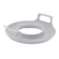 Microwave Cool Plate Dishwasher Safe Spill Proof Microwave Bowl Carrying Tray for Plates.
