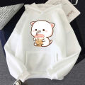 Kawaii Bubu Dudu Print Hoodies Cartoon Tops Winter Clothes Women Harajuku Long Sleeve Hoodie Casual Y2k Sweatshirt Tracksuit Men. 