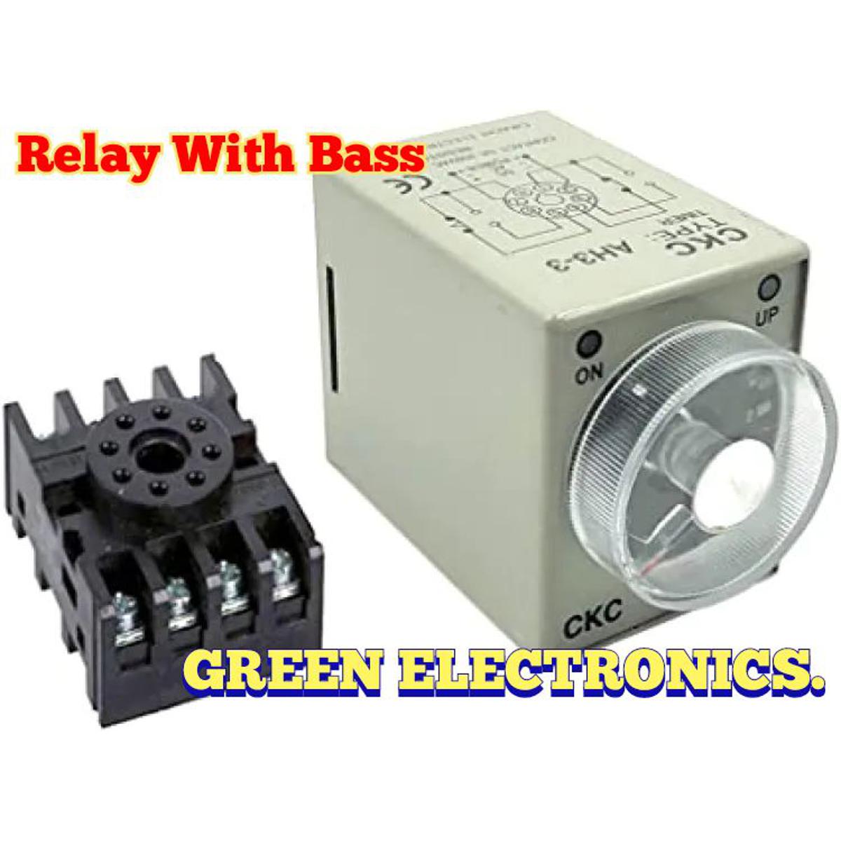 Timer relay 0 to 60minuts socket free