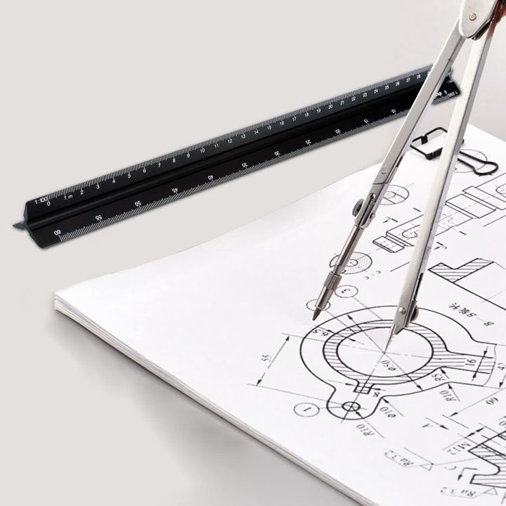 ARELENE%20Architectural%20Ruler%2030%20cm%20Aluminum%20Triangular%20Ruler%20Various%20Scales%201:20,%201:25,%201:50,%201:75,%201:100,%201:125%20for%20Architects%20-%20Image%202