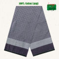 Full Swing Pure Cotton 5.5 Hat Lungi For Men - Lungi. 