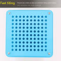 100 Holes Capsule Filling Machine Tray Kit Pill Counting Tray Boost Your Work Efficiency For Pills Tablets. 
