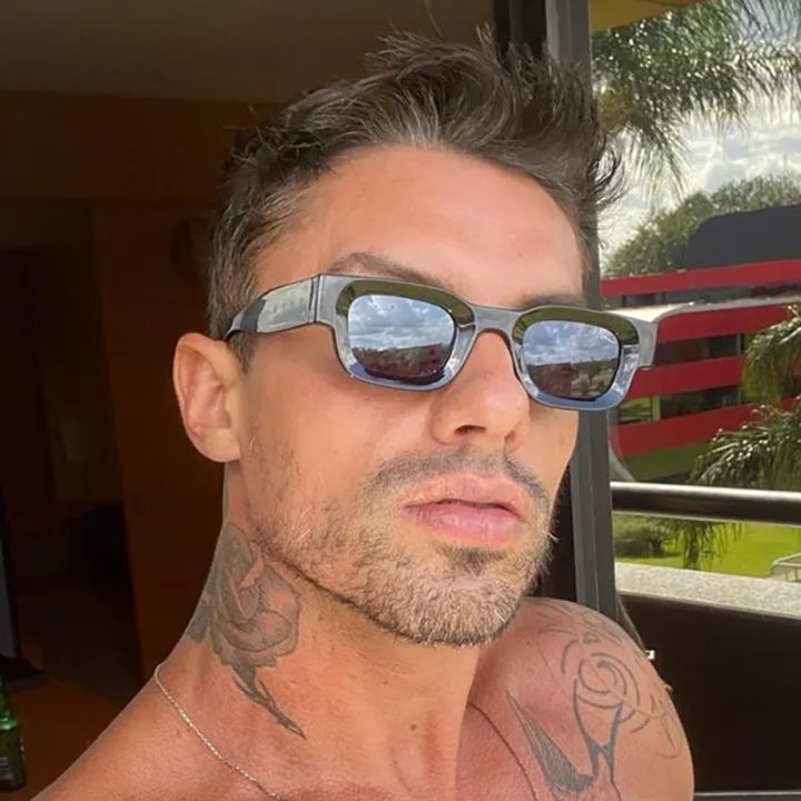 Fashion Summer Retro Punk Rectangle Sunglasses UV400 Sun Shades Men Women Trendy Vintage Small Square Sun Glasses Eyewear