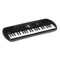 Casio SA-77 Portable Musical Keyboard Piano - Black & Grey with adapter. 