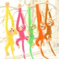 New Color Long Arm Monkey Plush Stuffed Doll Kids Cute Animal Plush Toys Creative Curtain Doll Hanging Monkey Decorative Gifts. 