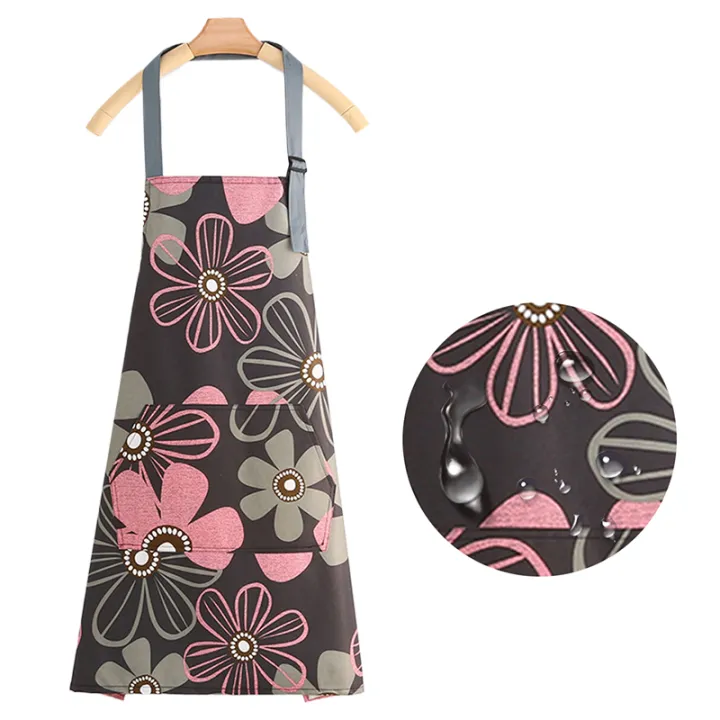 Kitchen%20new%20flower%20print%20apron%20water%20proof%20hi%20quality%20product%20man%20woman%20use%20cooking%20apron%20-%20Image%202