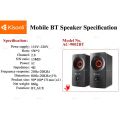 KISONLI AC-9002BT Sired Bluetooth Speaker bluetooth speaker, or PC speaker. 