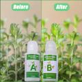 Liquid Fertilizer AB Two Part Set Liquid Hydroponic Garden Plant Food Plant Fertilizer for All Plants Flowers Vegetables Grass. 