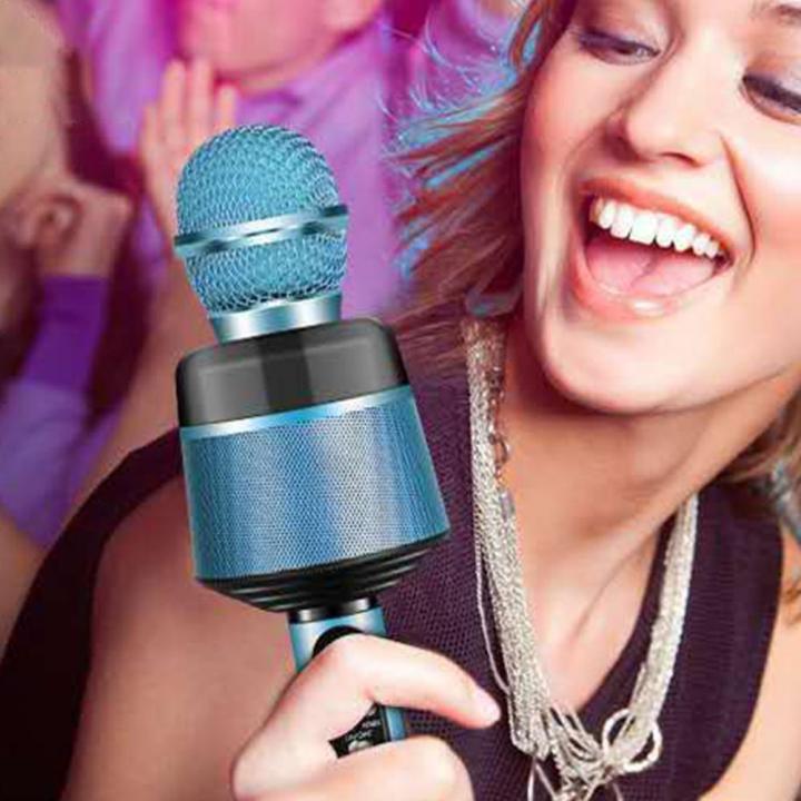 Fashion%20Wireless%20Microphone%20Aluminum%20Alloy%20Microphone%20Bluetooth%205.0%20Surround%20Sound%20Handheld%20Karaoke%20Microphone%20-%20Image%203