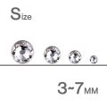 Microdermal Medusa Titanium Dermal Crystal Top Piercing Surface 1.6mm 14G 3 4 5 7mm Choose Jewel Color 1Pc. 