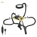 Multi-function Helping Hands Soldering Third Hand Adjustable Clamp Flexible Arm. 