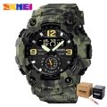 SKMEI Shockproof Digital Men Watch Dual Movement 3 Time Sport Wristwatch Mens Waterproof Electronic Watches 1637.